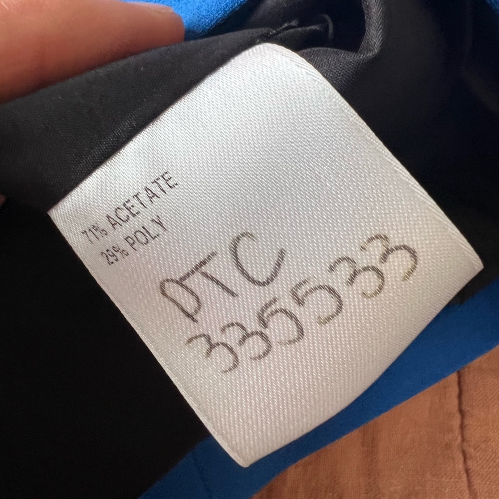 Lafayette 148 blazer cobalt blue azate size 2 - Picture 4 of 9